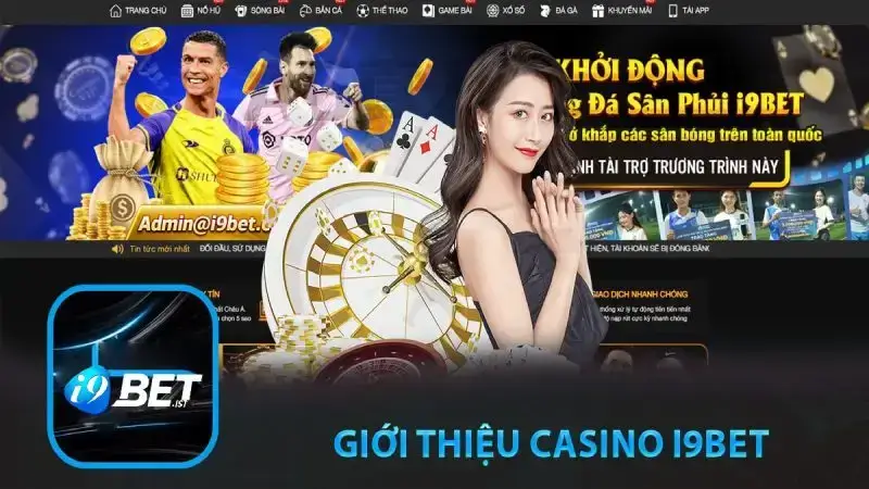 Live casino i9bet cùng dealer xinh đẹp