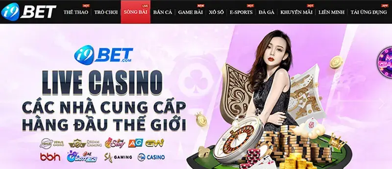 Sảnh live casino tại i9Bet